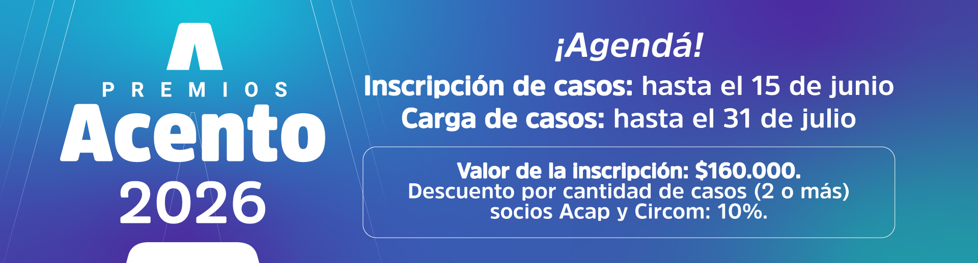 Premio Acento 2026_BannerV1